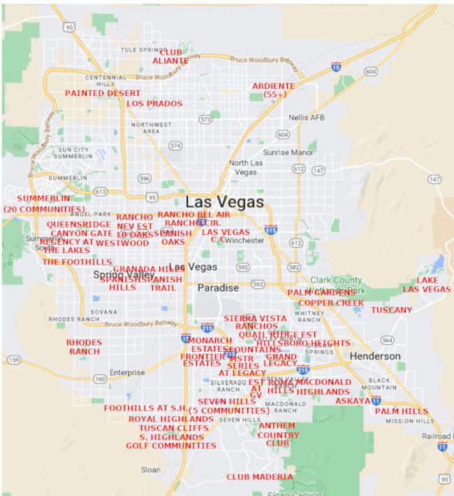 Las Vegas Interactive Map